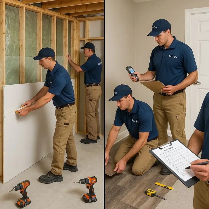 Repairs and Reconstruction process in South Dennis, MA