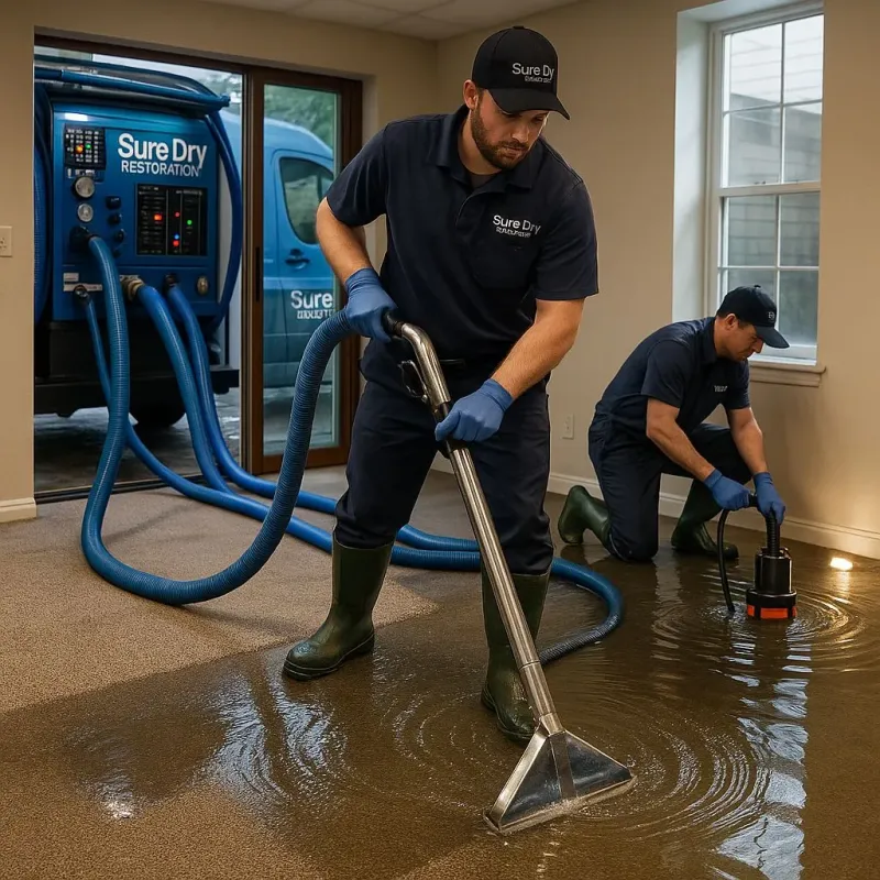 Water Extraction and Removal process in South Dennis, MA